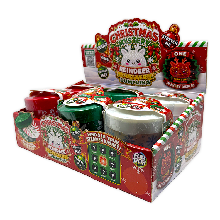 Fun Doh Christmas Mystery Reindeer Dumpling Squishy Toy