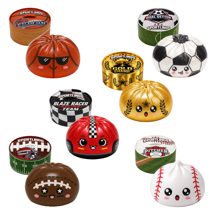 Fun Doh Sports Dumpling Squishy Fidget Toy -