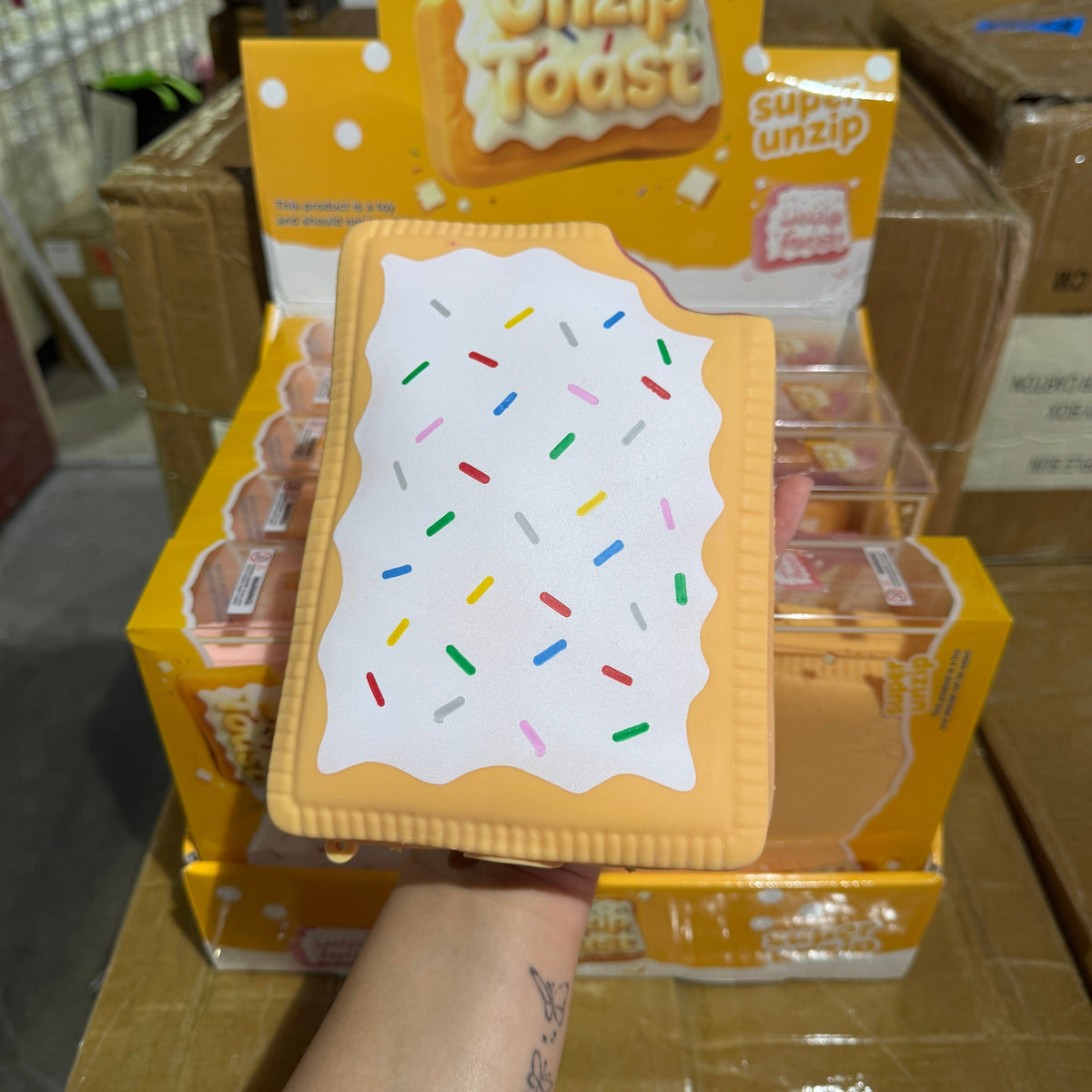 JUMBO Sprinkled Frosted Tart Squishy