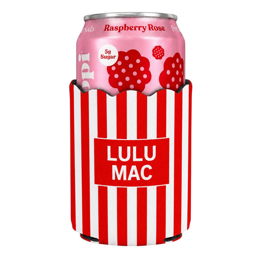 LM-Red Stripe Koozie
