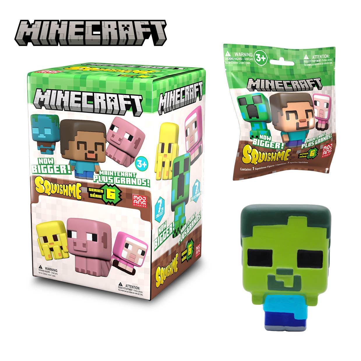 Minecraft 3.5" Bigger SquishMe Scented Figure