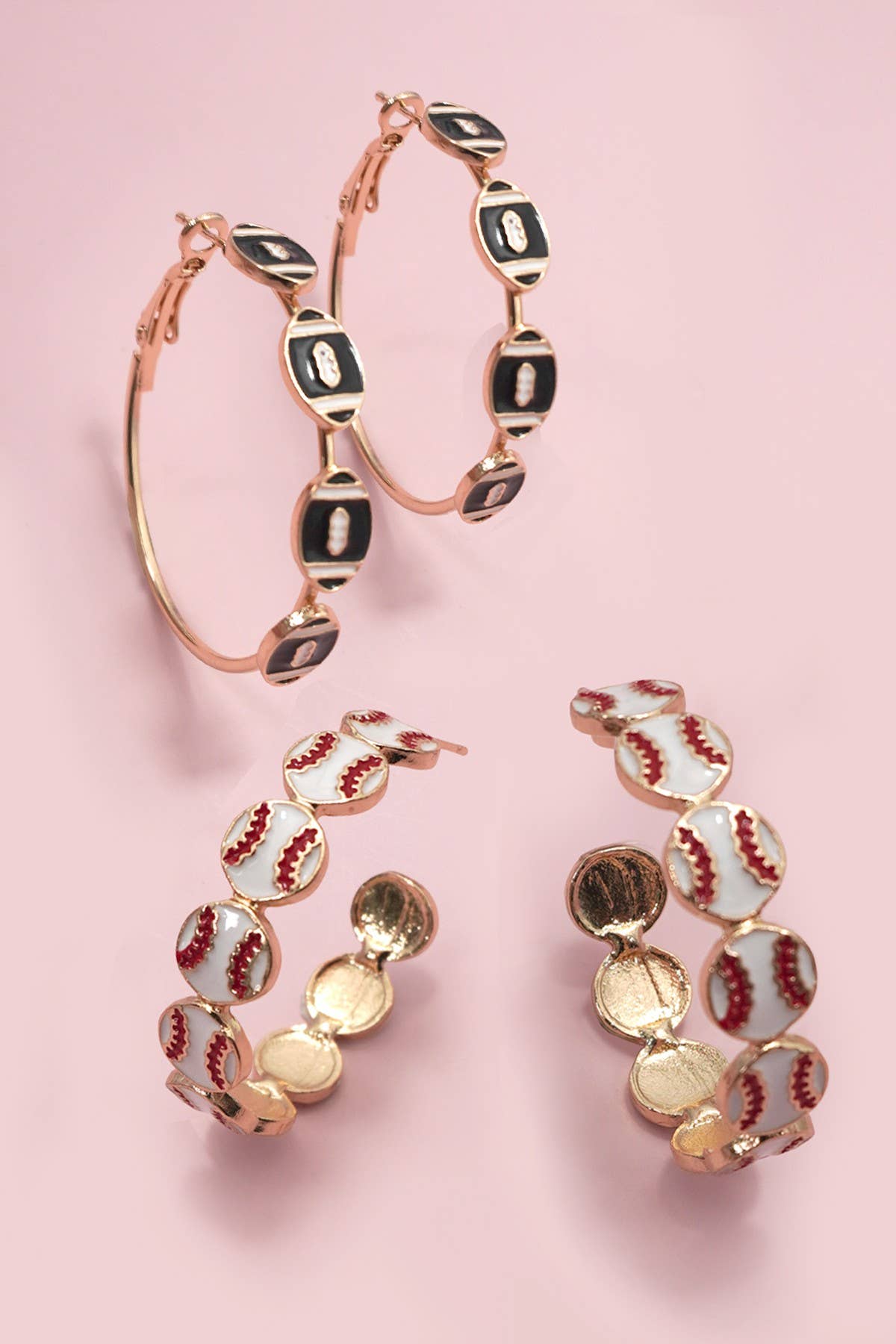 Gameday Football Earrings