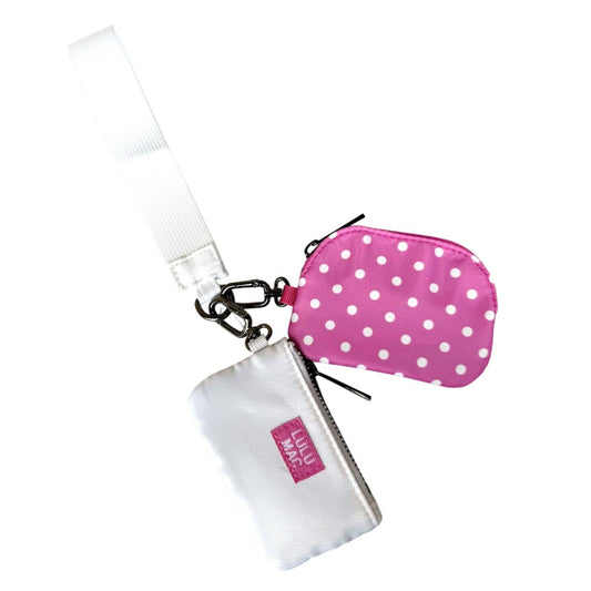 LM-Hot Pink/White Dots Wrislet