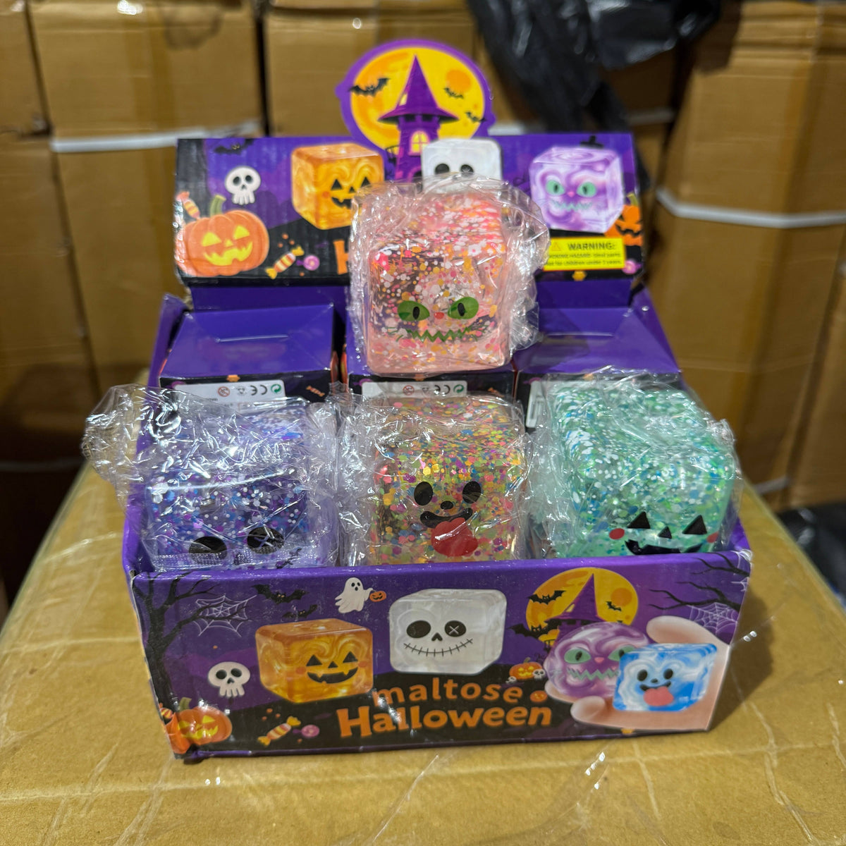 Sugar Squeeze Light Up Halloween Cube