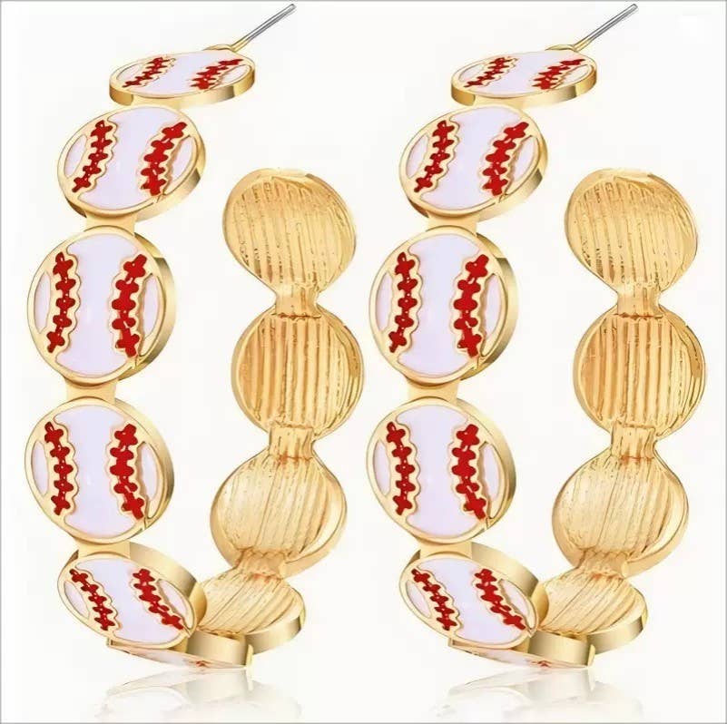 Gameday Baseball Earrings