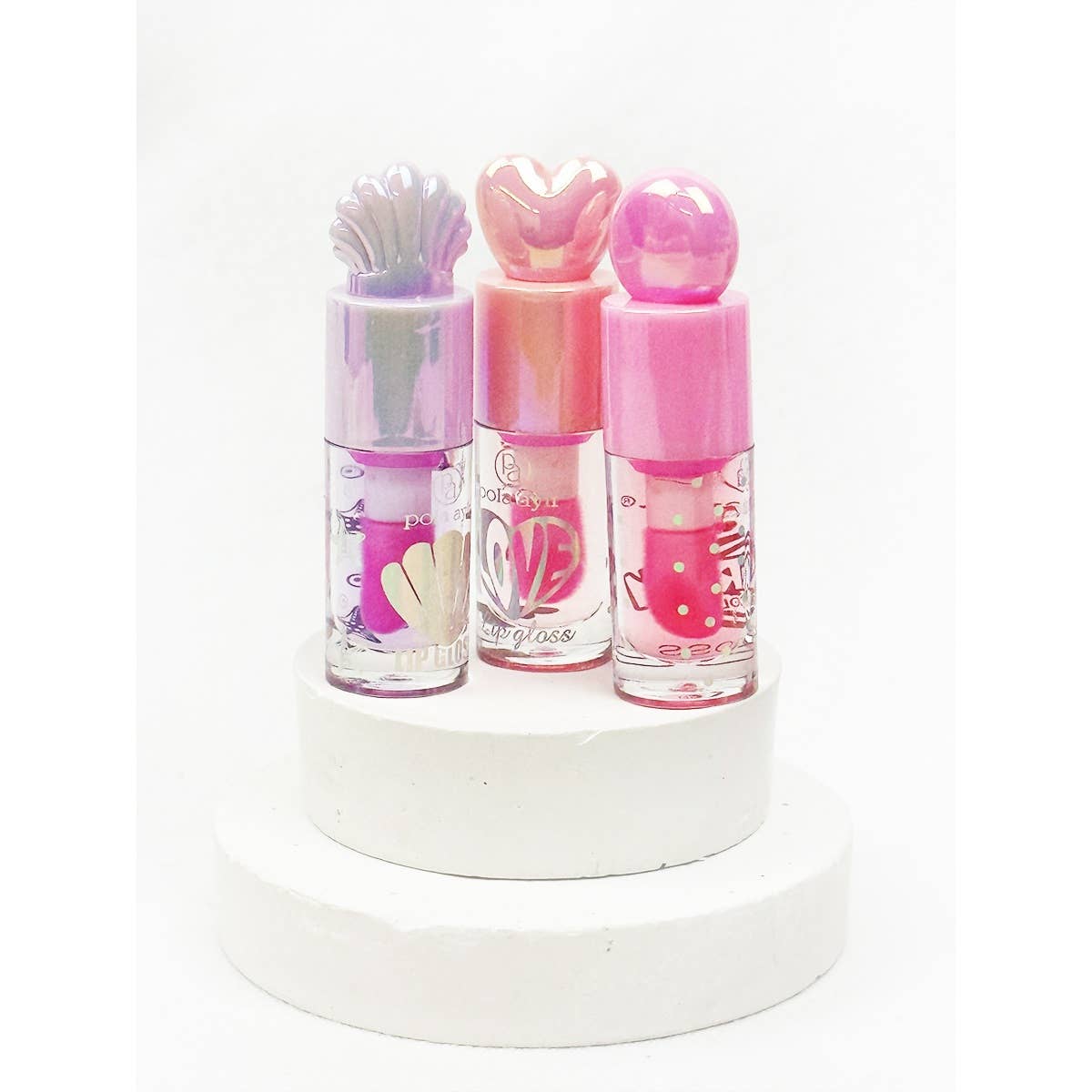 Shell Design Mixed Summer Theme Lip Oil