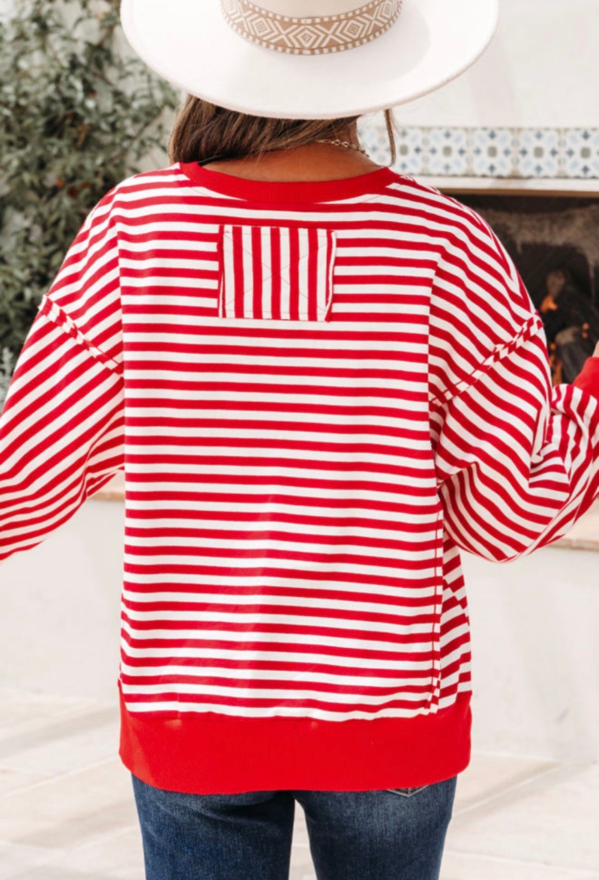 Holly Jolly Striped Top
