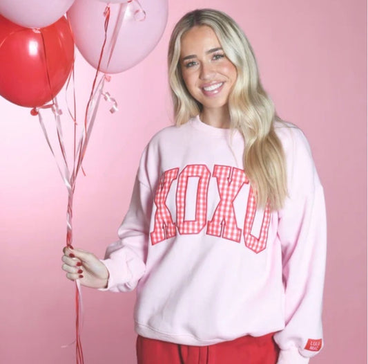 LM XOXO PINK W/RED GINGHAM