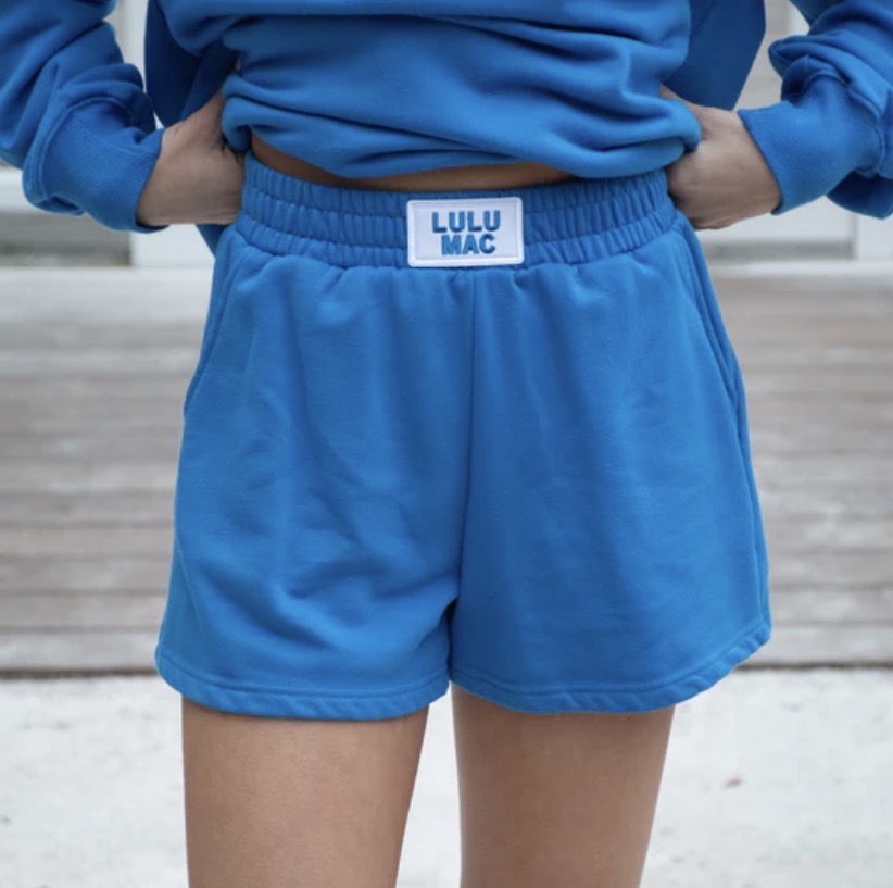 LM-Royal Blue Terry Cloth Shorts