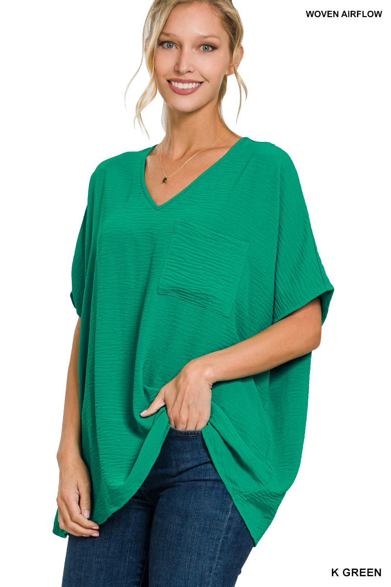 Flow With Me Top-Green