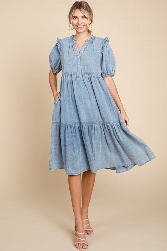 Denim Layer Dress