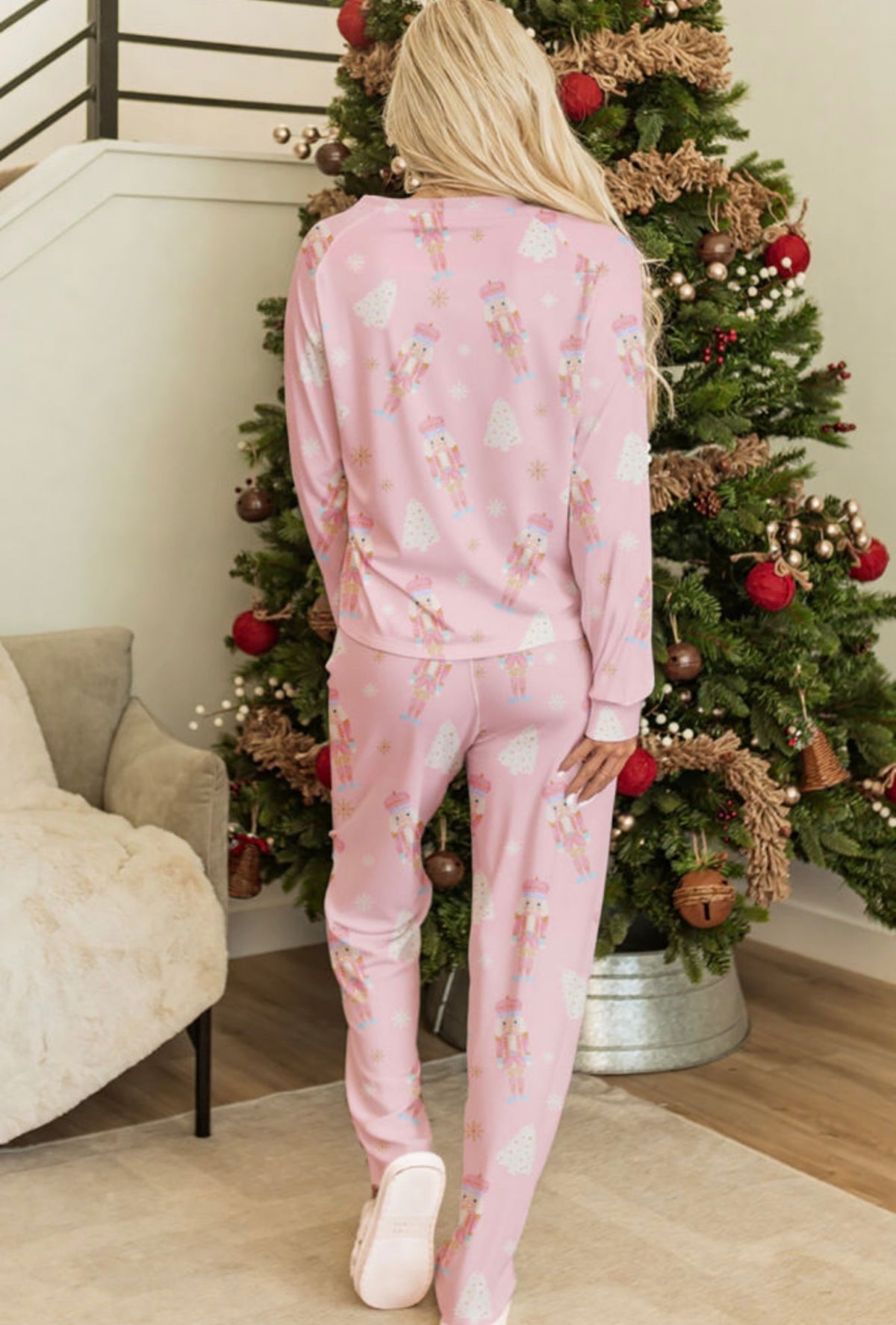 Pink Christmas Nutcracker PJs
