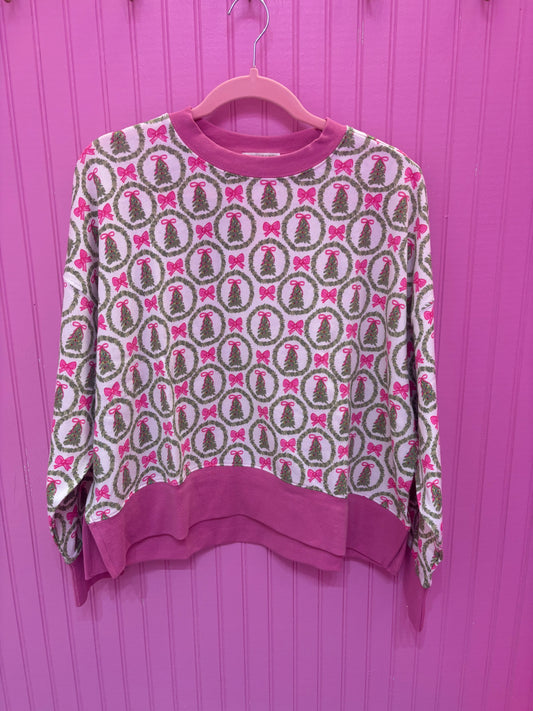 Pink Christmas Cheer Sweatshirt