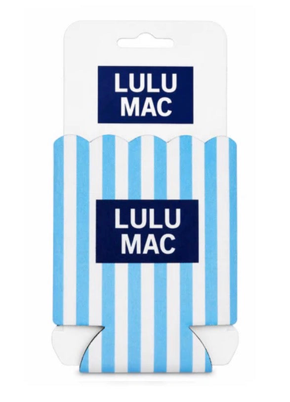 LM-Light Blue/ Navy Stripe Koozie