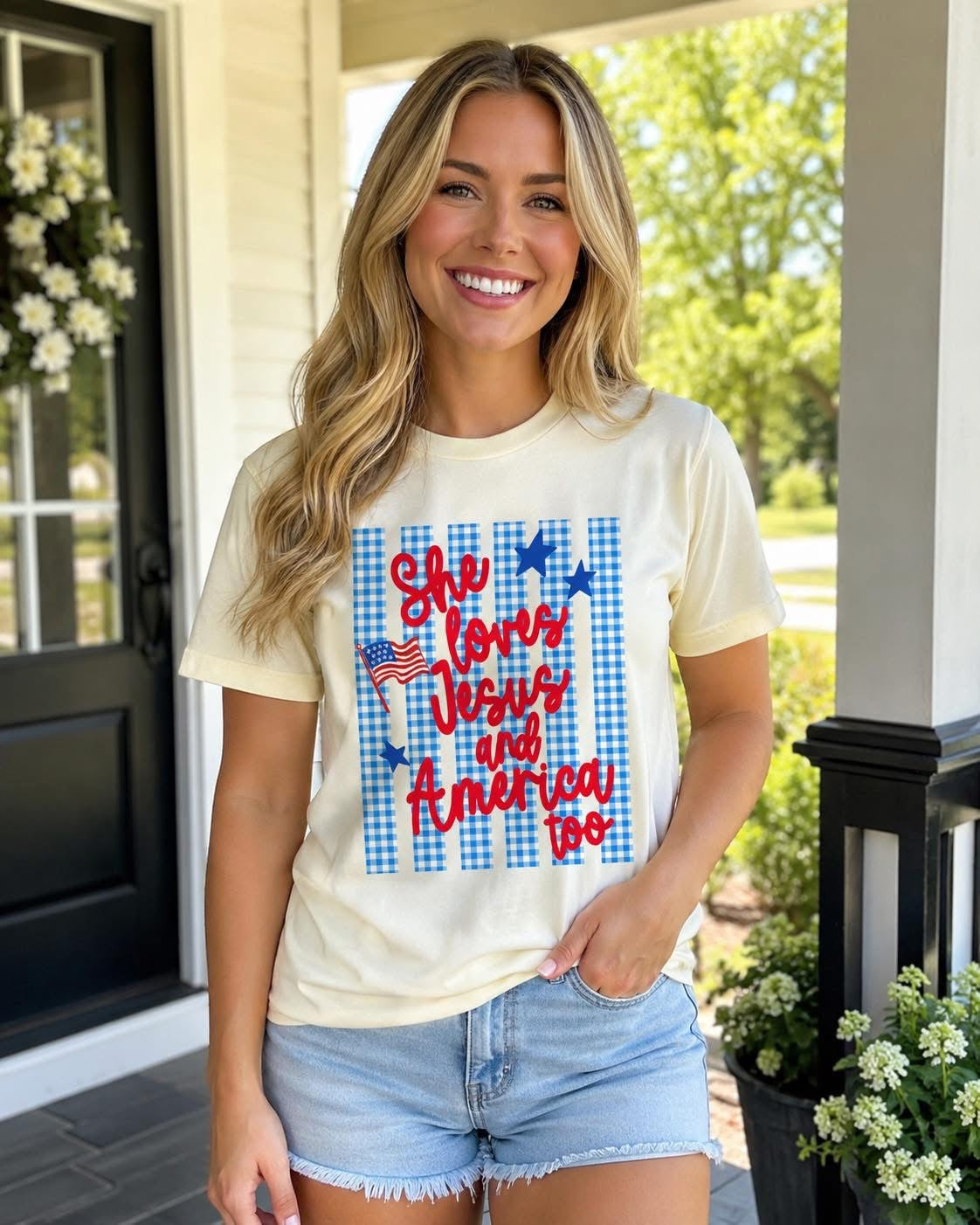 She loves Jesus & America too Tee