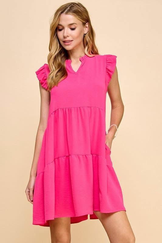 Pink Ruffle Dress