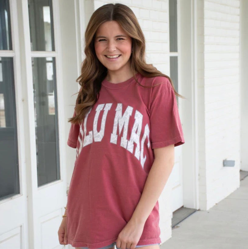 LM-Camo Crimson Tee
