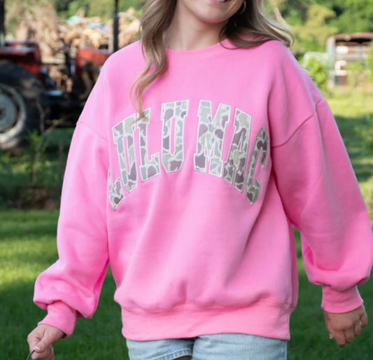 LM-Camo Bubblegum Sweatshirt