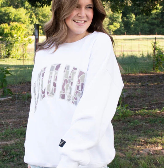 LM-Camo White Sweatshirt