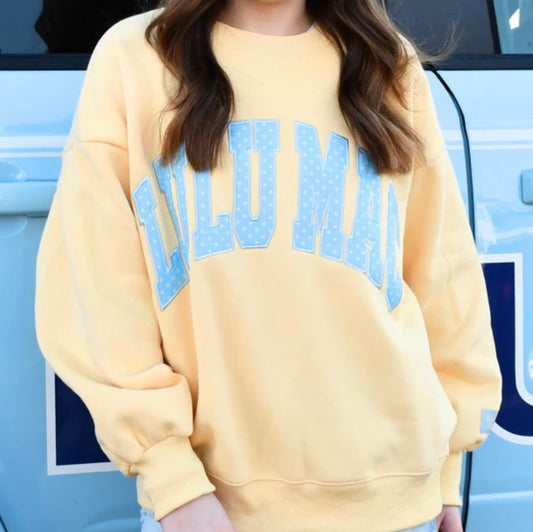 LM-Butter Polkadot Sweatshirt