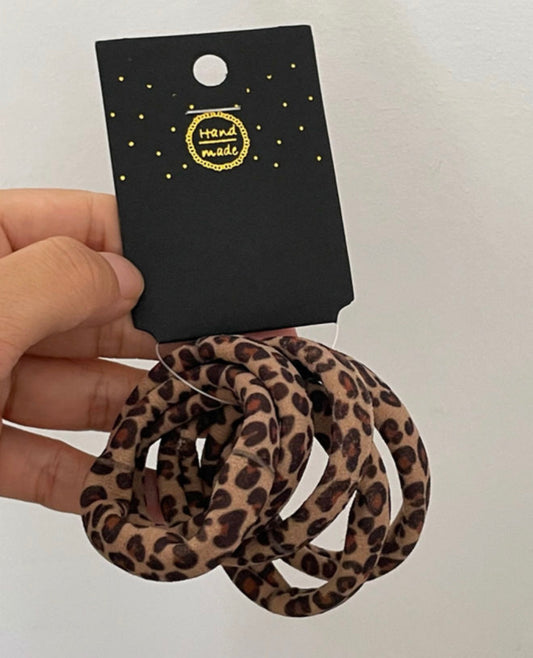 Leopard Elastic Hair Tie