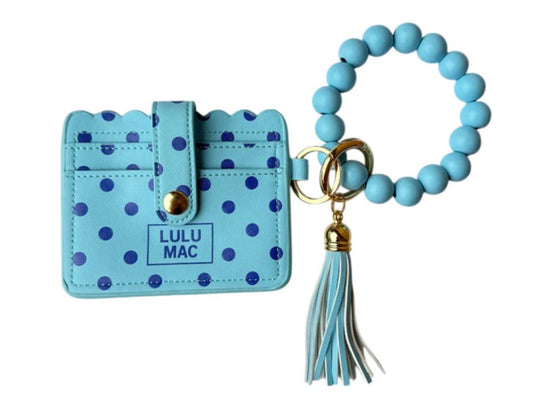 LM-Blue w/ navy beaded wrislet