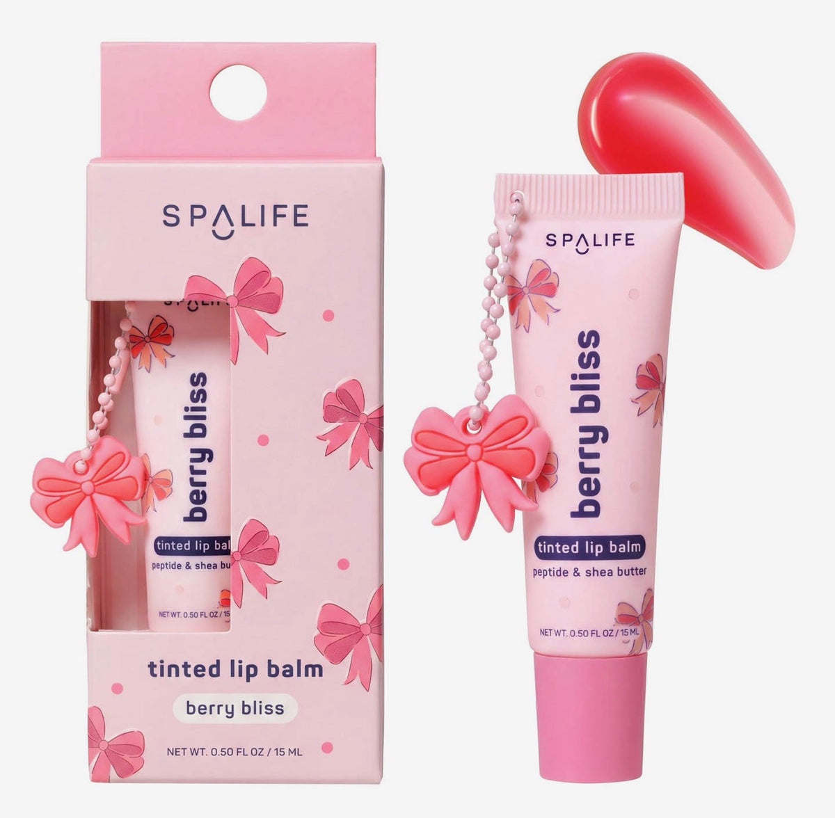 Berry Bliss Tinted Lip Balm (with
Peptide & Shea Butter)