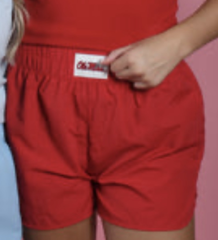 LM-Red Ole Miss Shorts