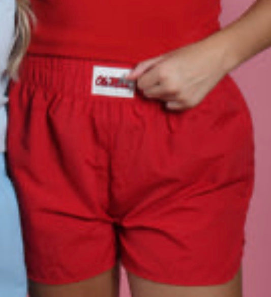 LM-Red Ole Miss Shorts