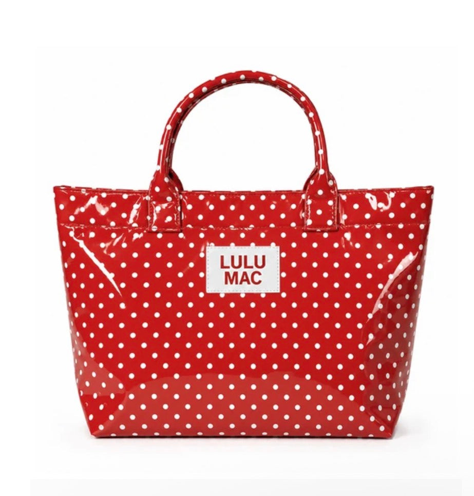 LM-Red Polkadot Tote