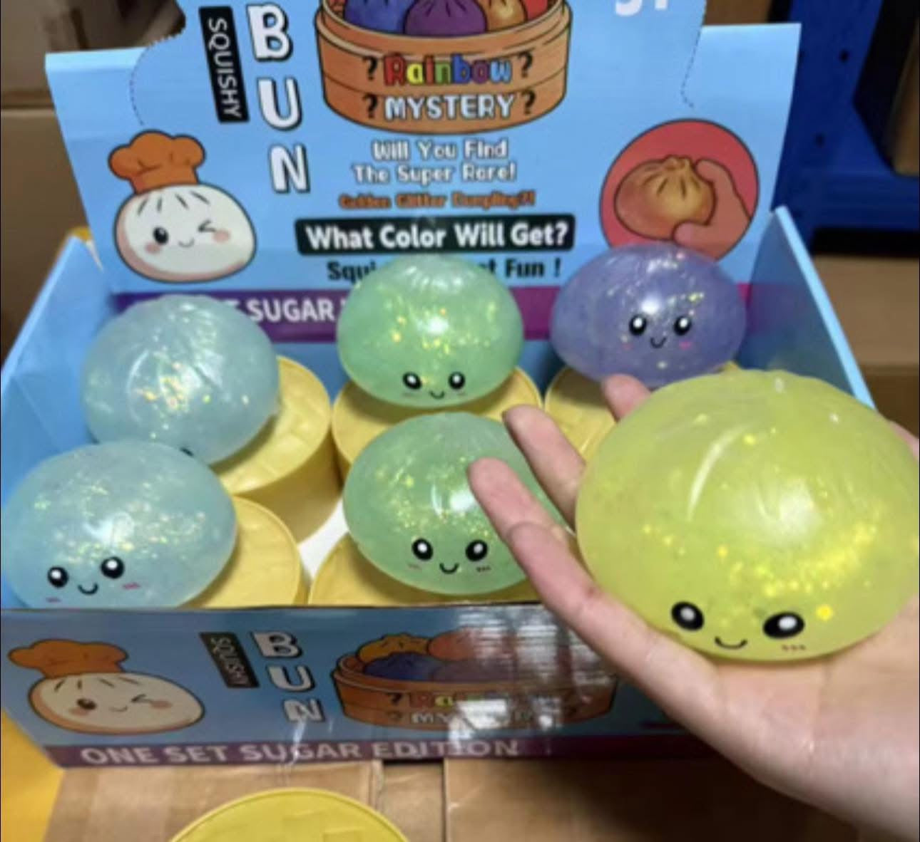Glow in the dark dumplings