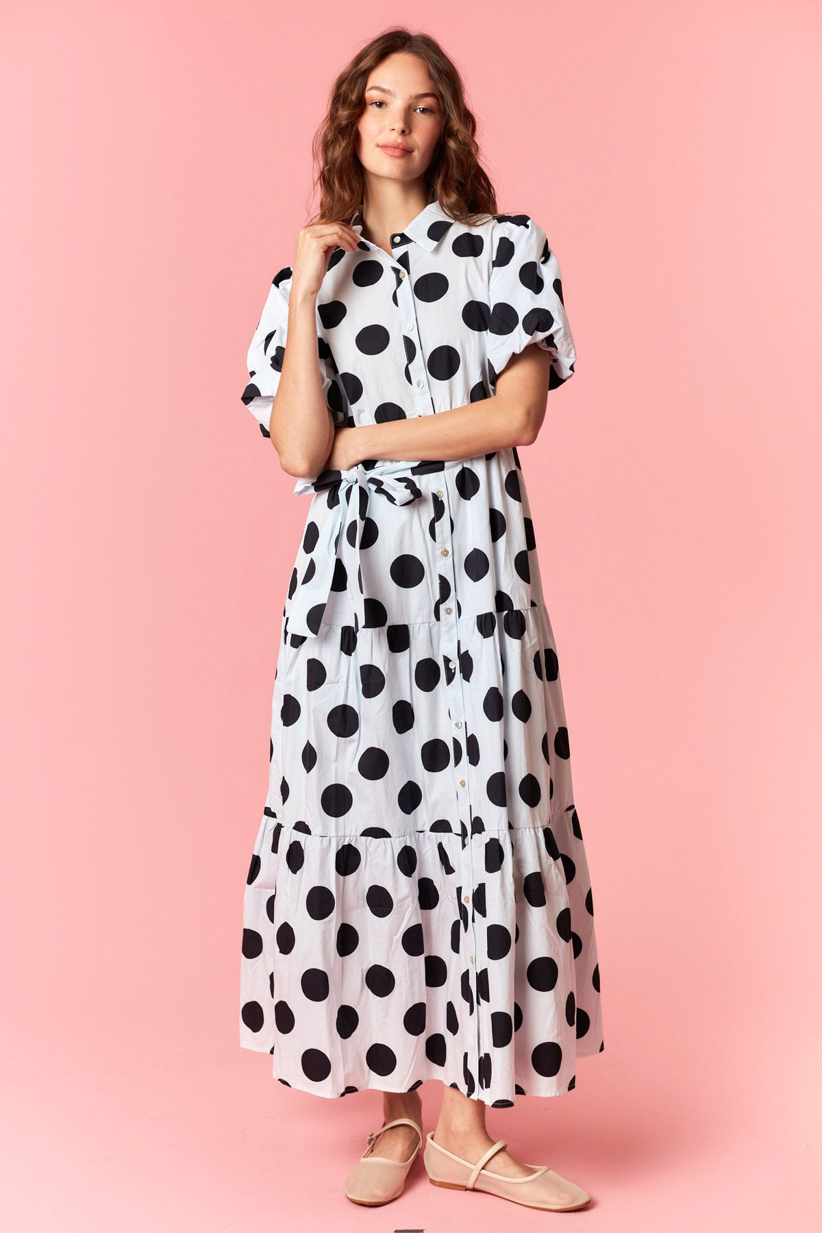Black Polkadot Dress