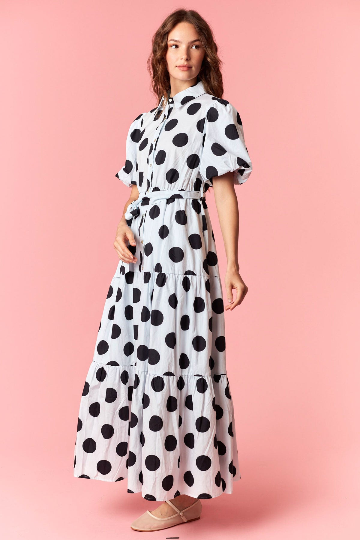 Black Polkadot Dress