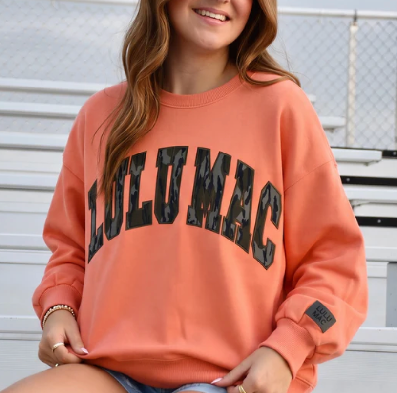 LM-Orange Mossy Oak BL Sweatshirt