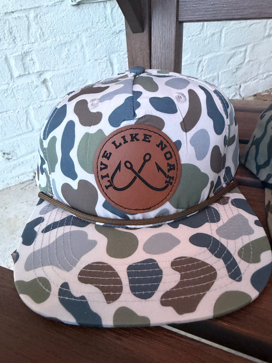 Live Like Noah Circle & Camo Hat