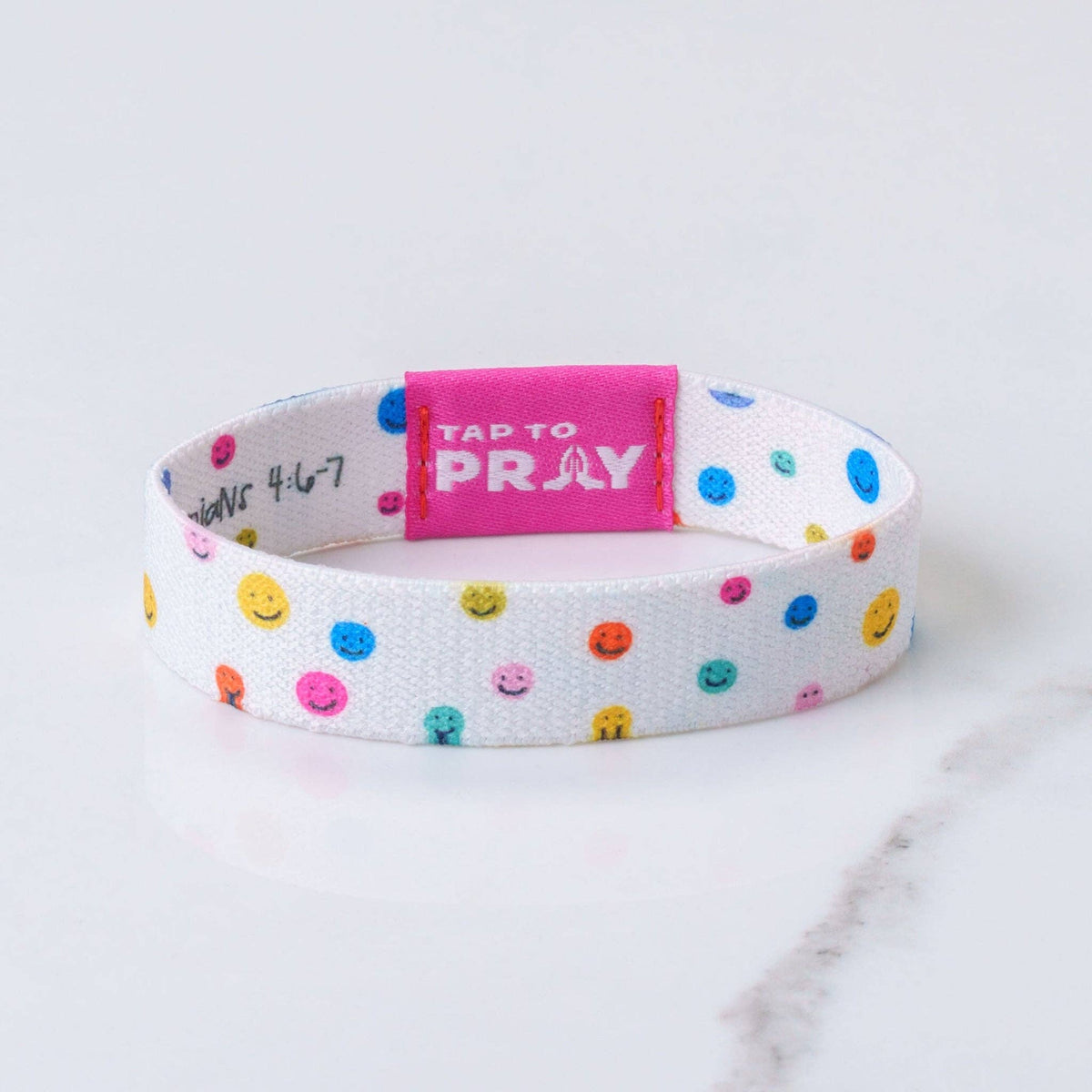Tap To Pray® Kingfolk Series Wristband – Anxious For Nothing: Medium