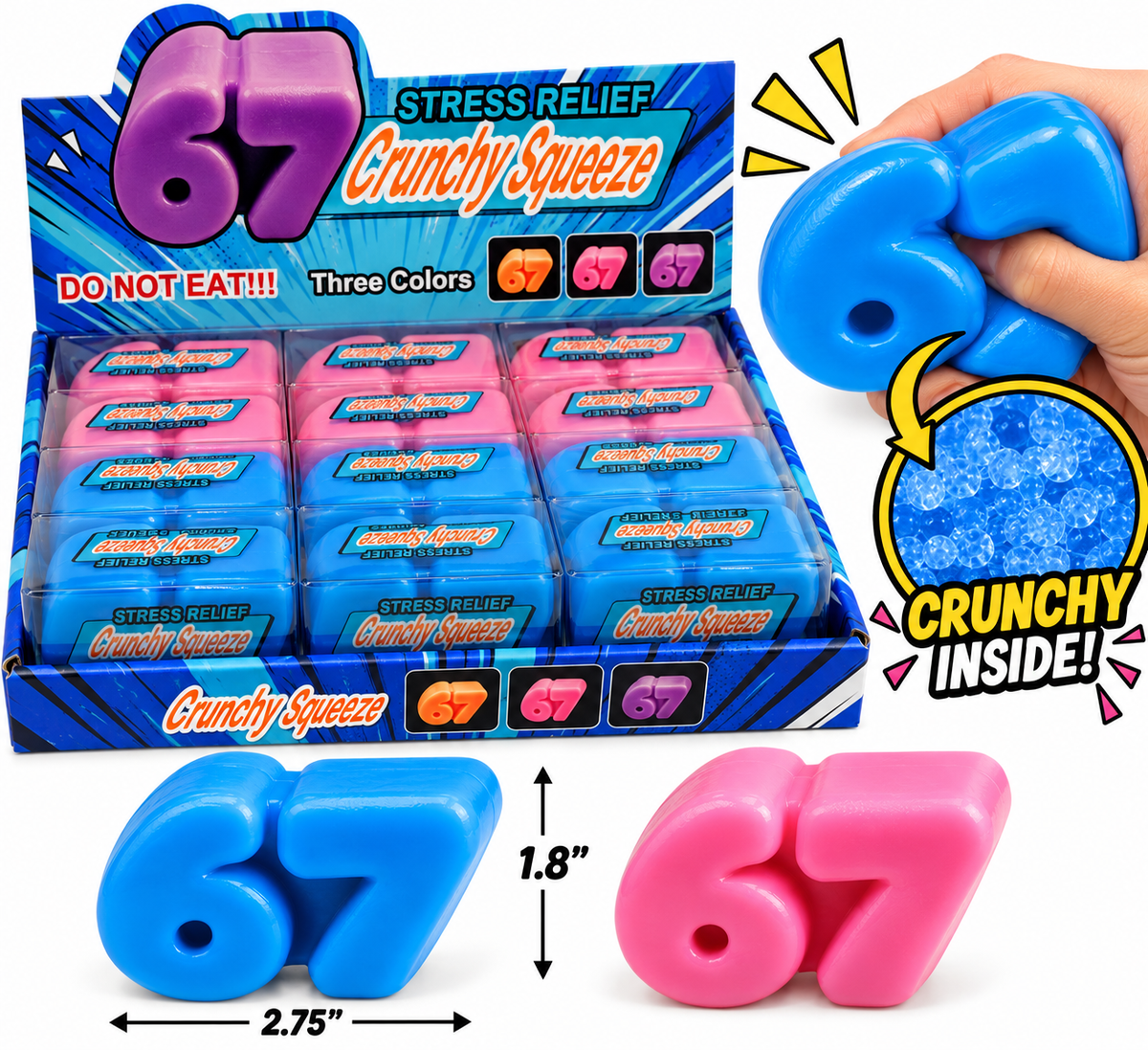 67 Crunchy Squeeze – Stress Relief Toy