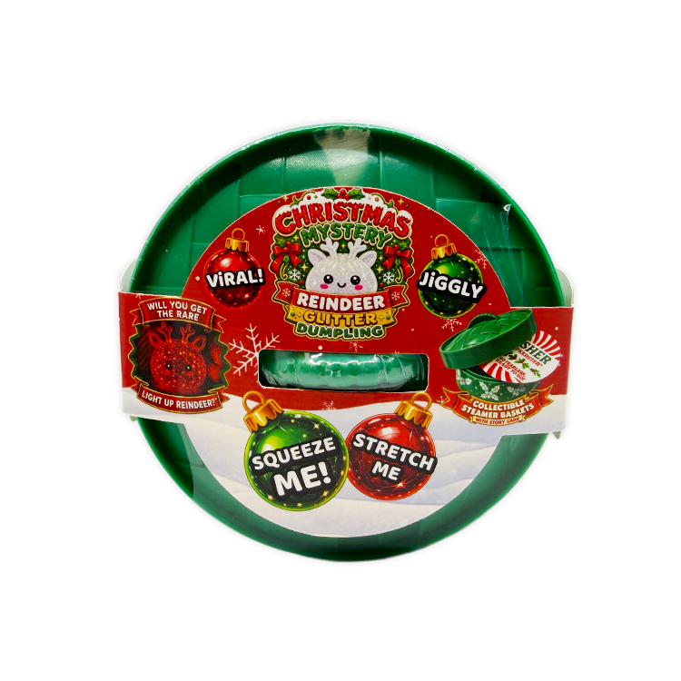 Fun Doh Christmas Mystery Reindeer Dumpling Squishy Toy