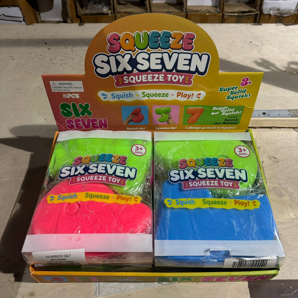 JUMBO Six Seven Meme Squishy