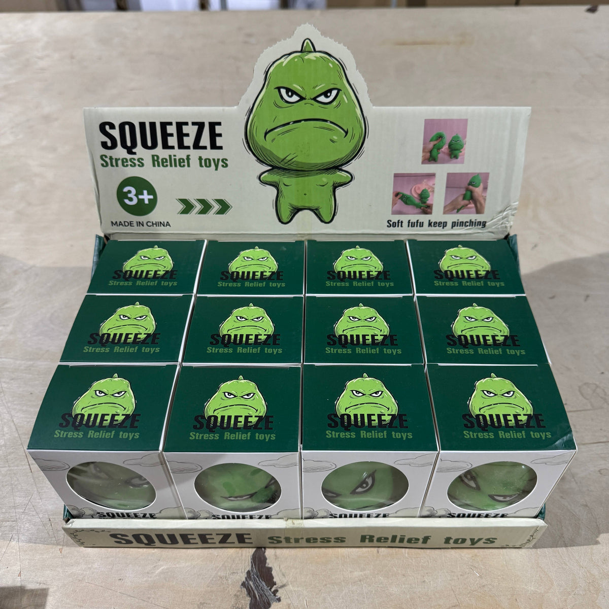 Crackling Crunchy Christmas Grinch Squishy