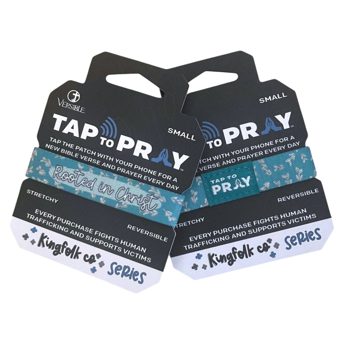 Tap To Pray® Kingfolk Series Wristband – Rooted In Christ: Medium