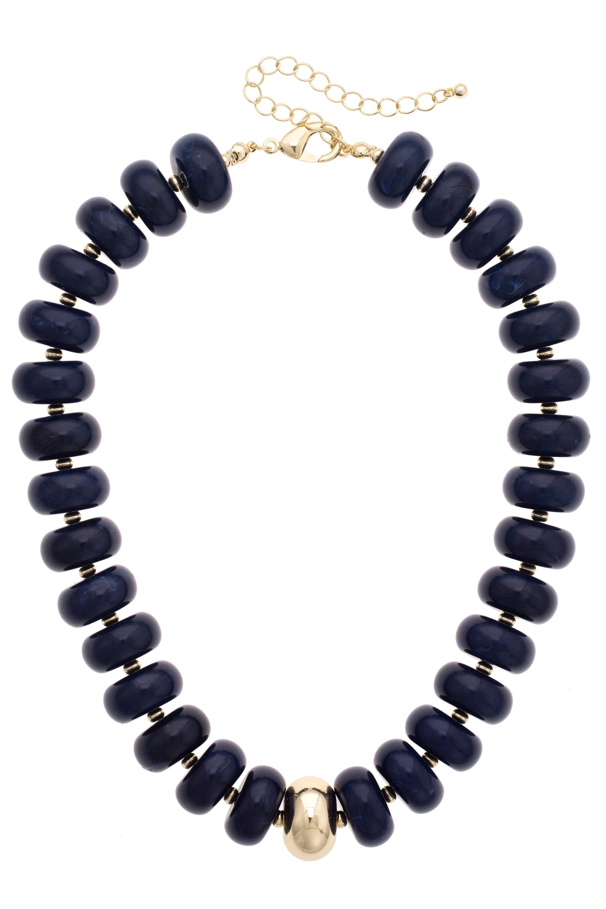 San Sebastian Beaded Resin Necklace: Red