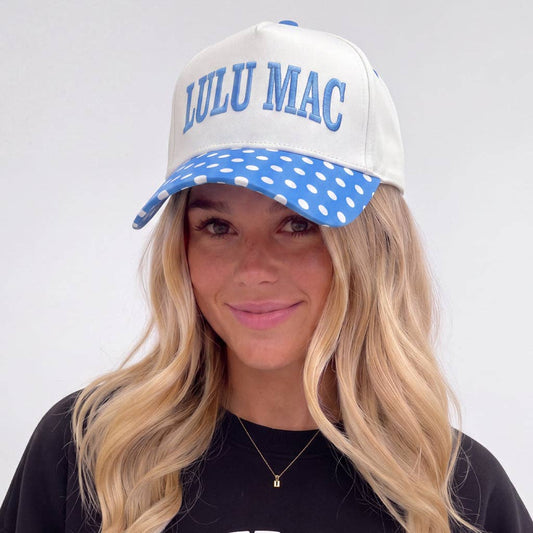 LM-Royal/White Dot Hat