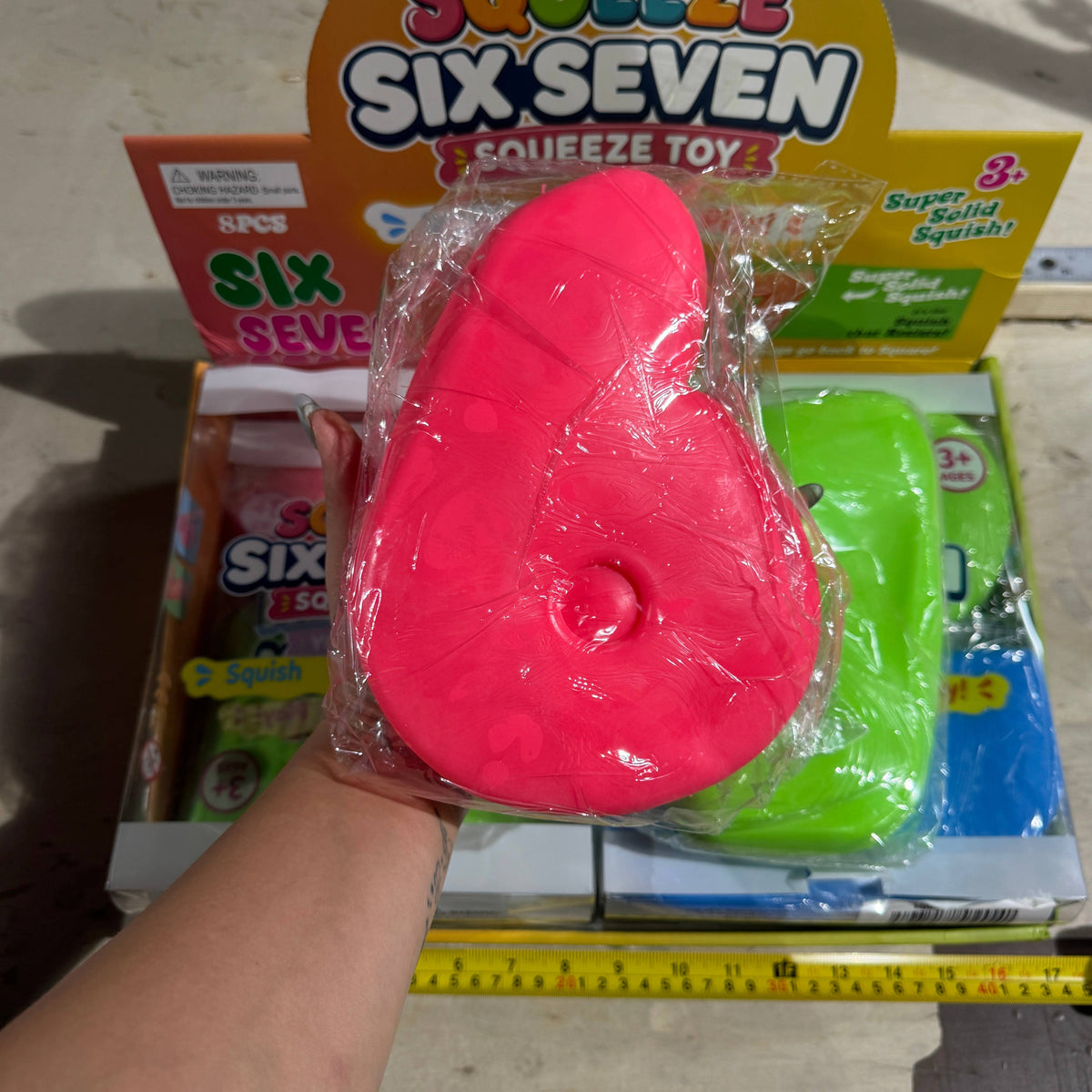 JUMBO Six Seven Meme Squishy