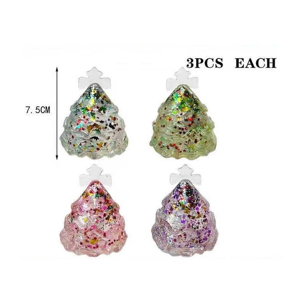 Glitter Christmas Tree Squeeze Squishy Toy