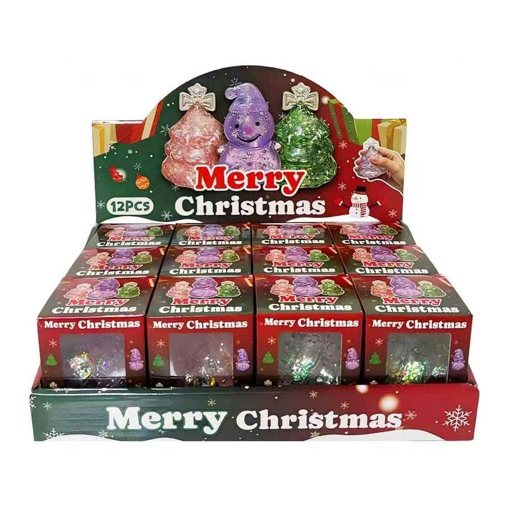 Glitter Christmas Tree Squeeze Squishy Toy