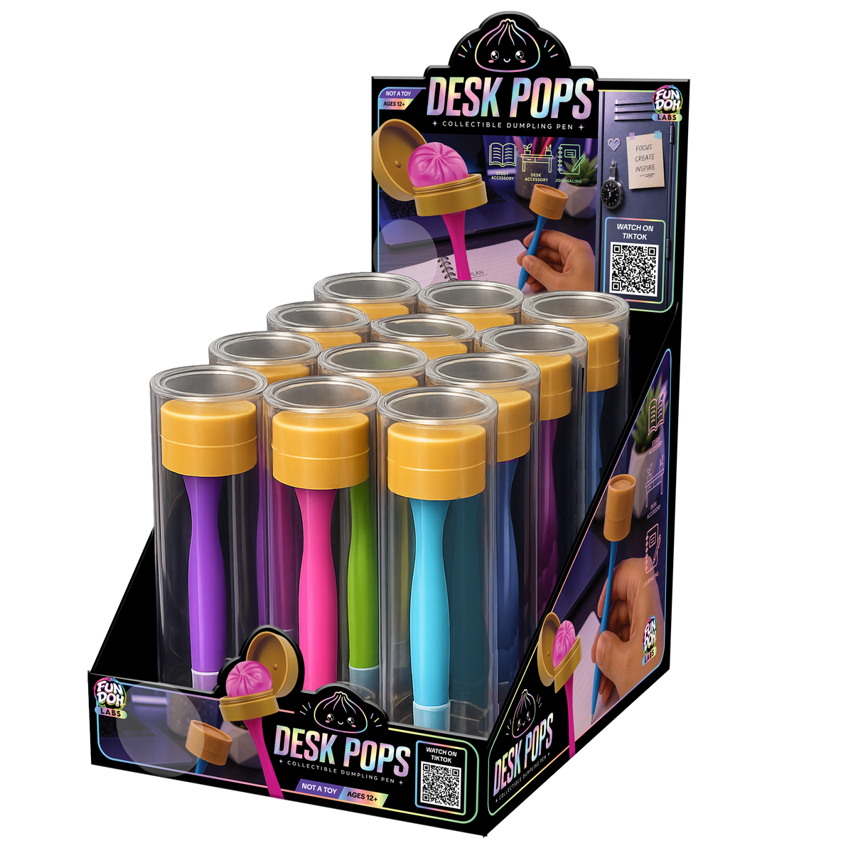 Squishy Dumpling Pen Desk Pop Variety -