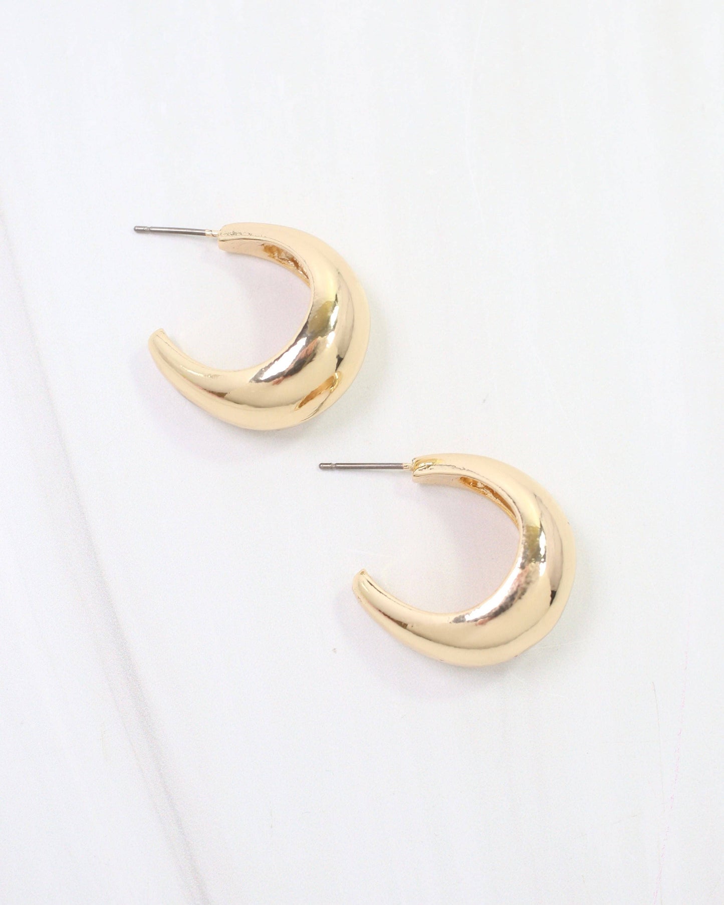 Coos Bay Hoop Earring Gold: Default